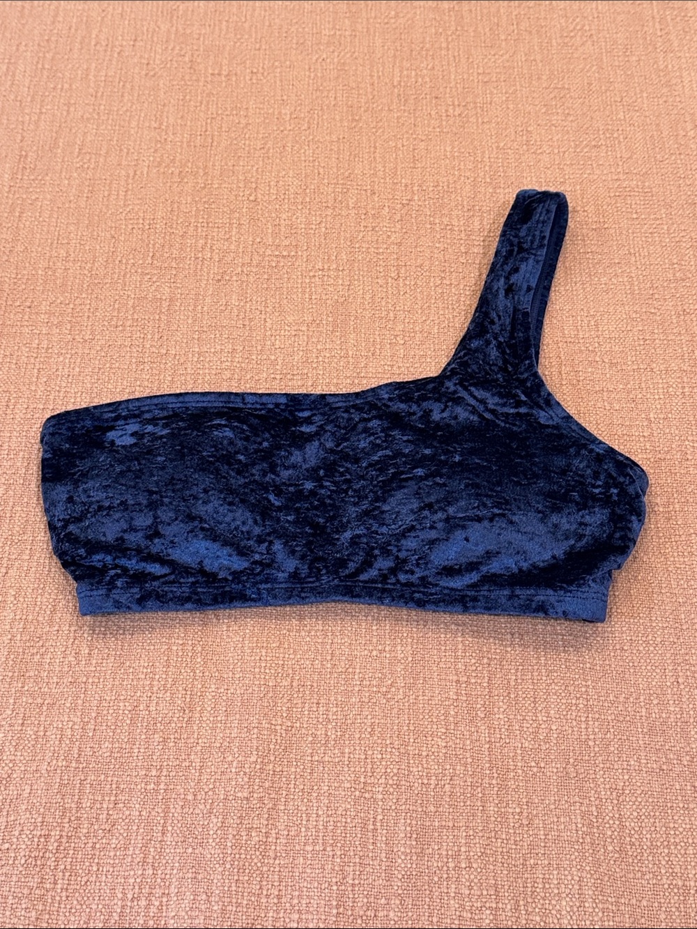 Velour small wm’s Bikini Top in Navy